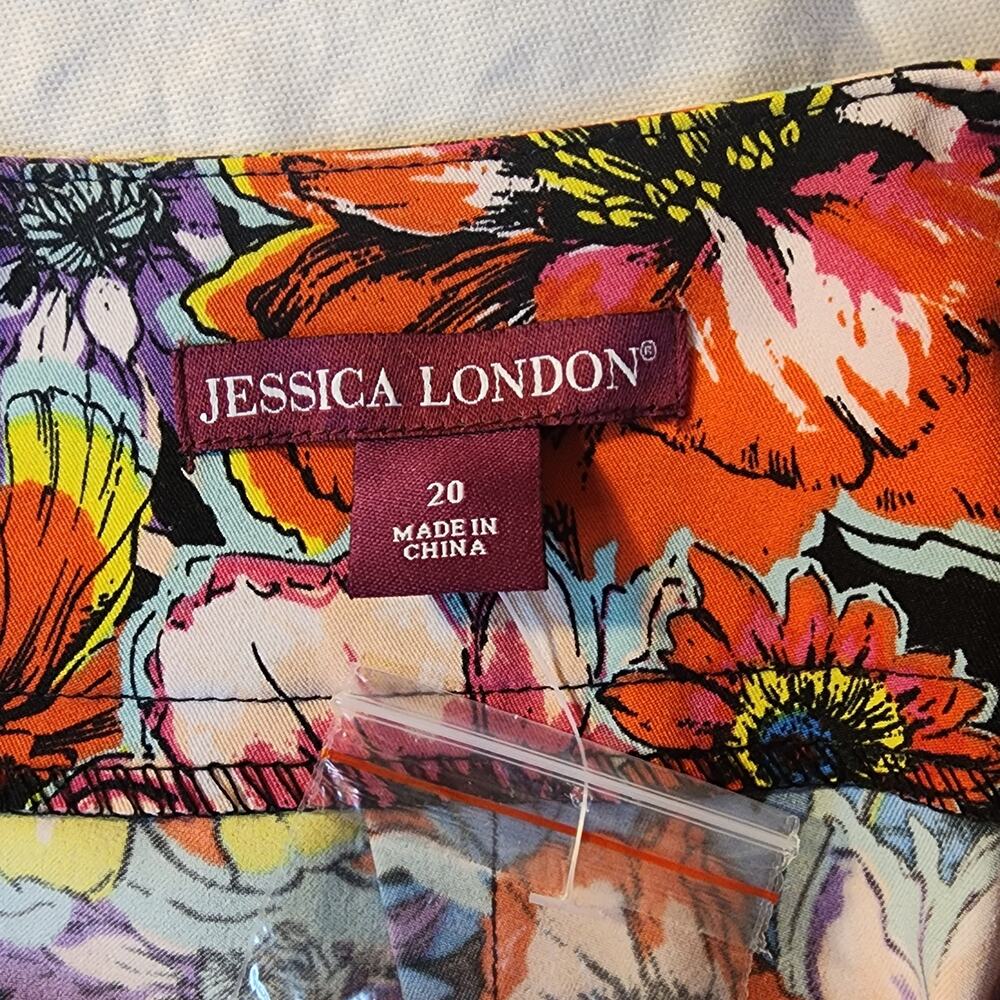 Gorgeous Jessica London Floral Skirt-Sz 20 - Picture 4 of 14